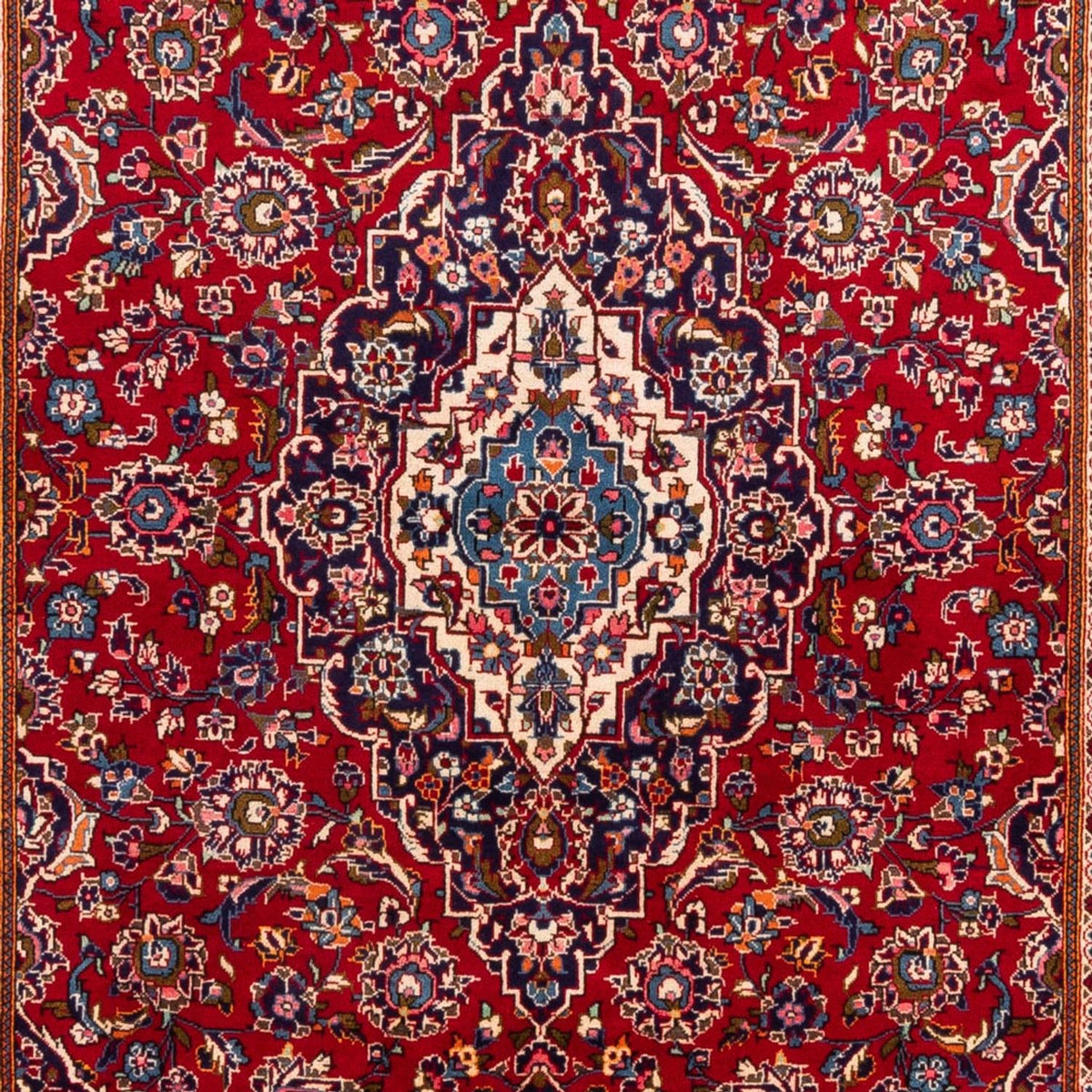 Persisk tæppe - Keshan - 306 x 200 cm - rød