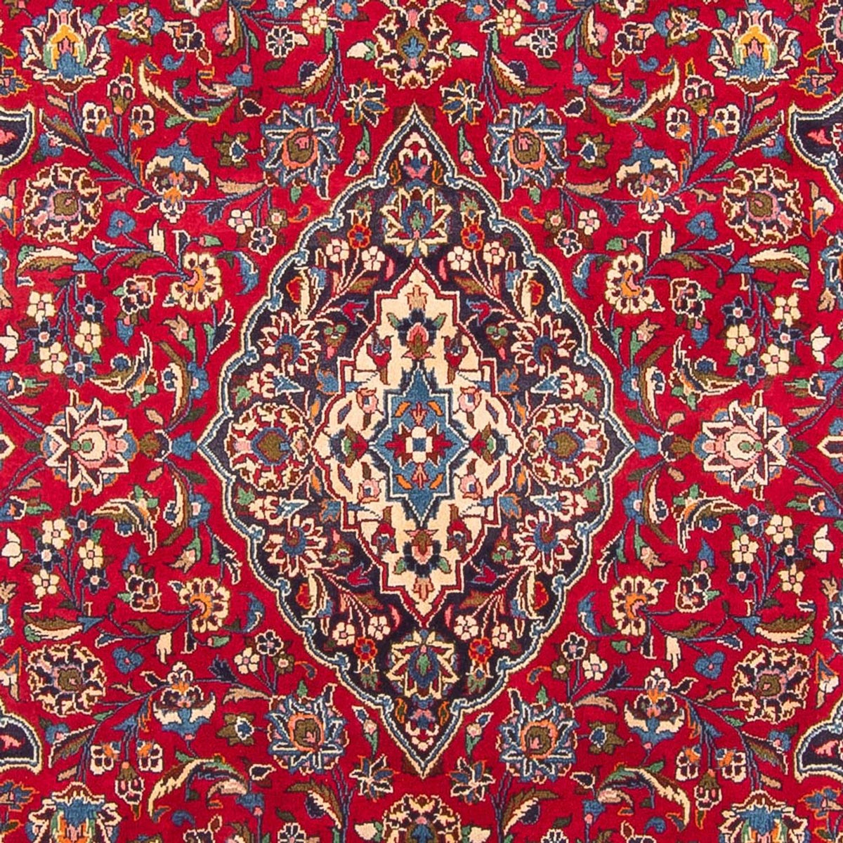 Persisk tæppe - Keshan - 307 x 200 cm - rød