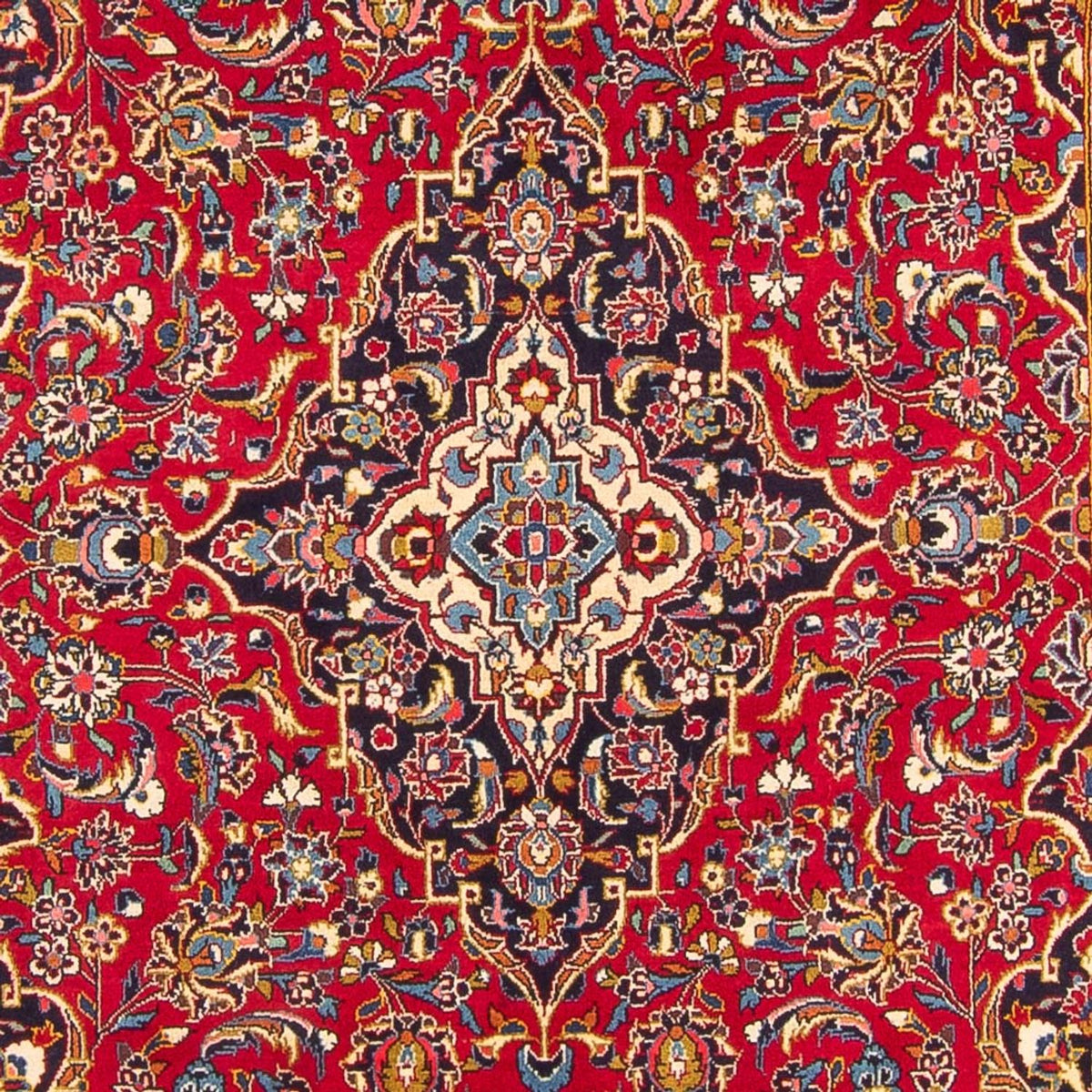 Persisk tæppe - Keshan - 314 x 197 cm - rød