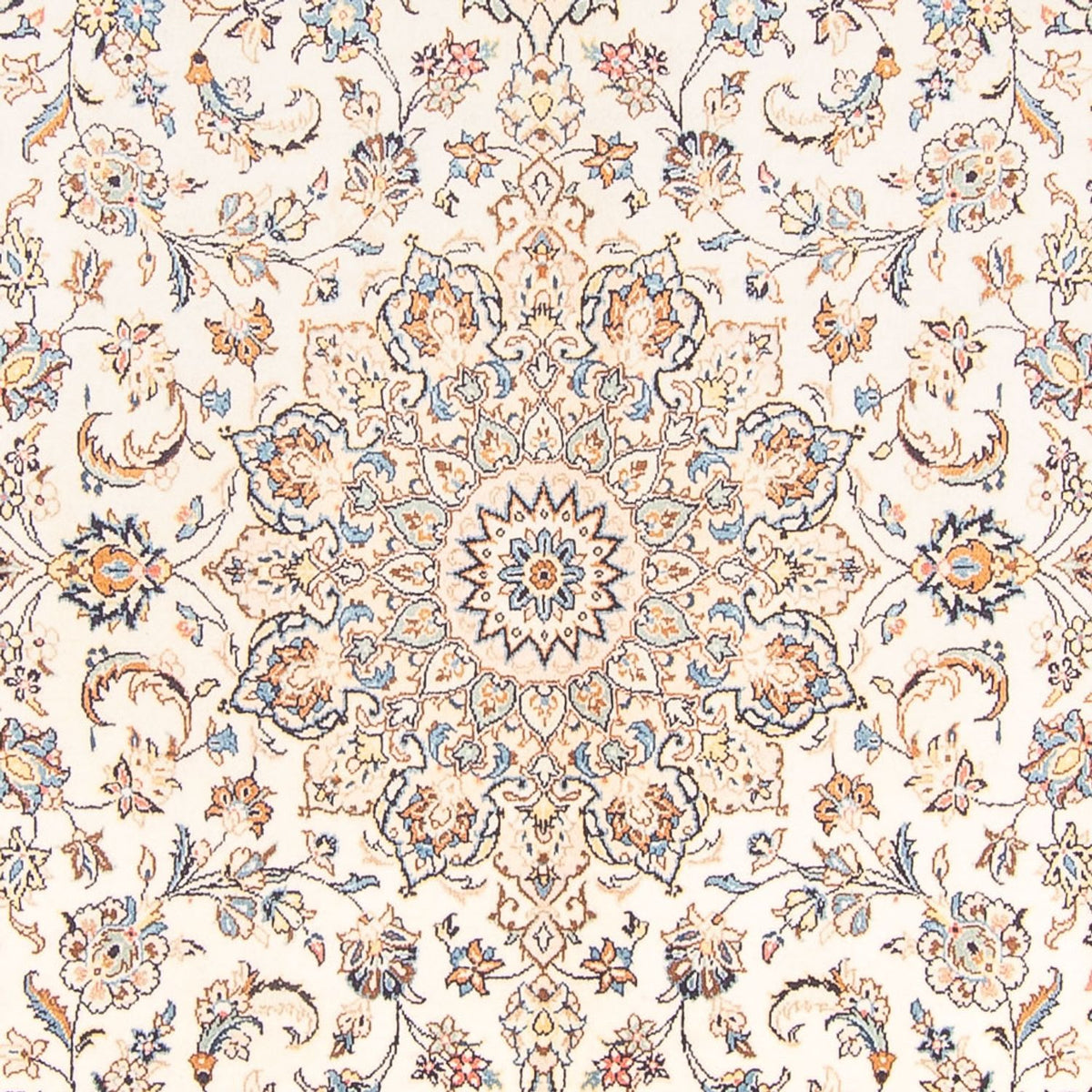 Persisk tæppe - Keshan - 314 x 198 cm - creme