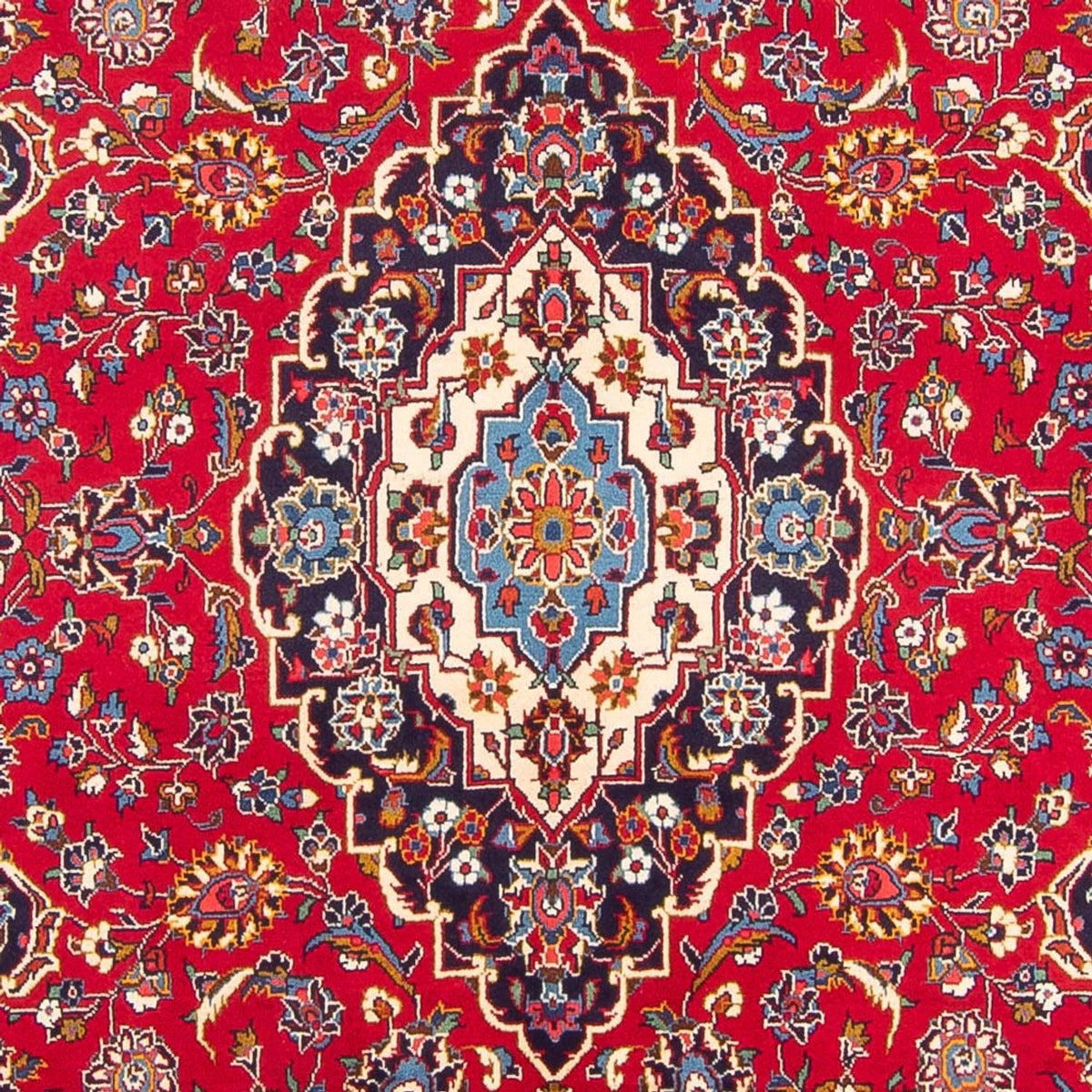 Persisk tæppe - Keshan - 300 x 208 cm - rød