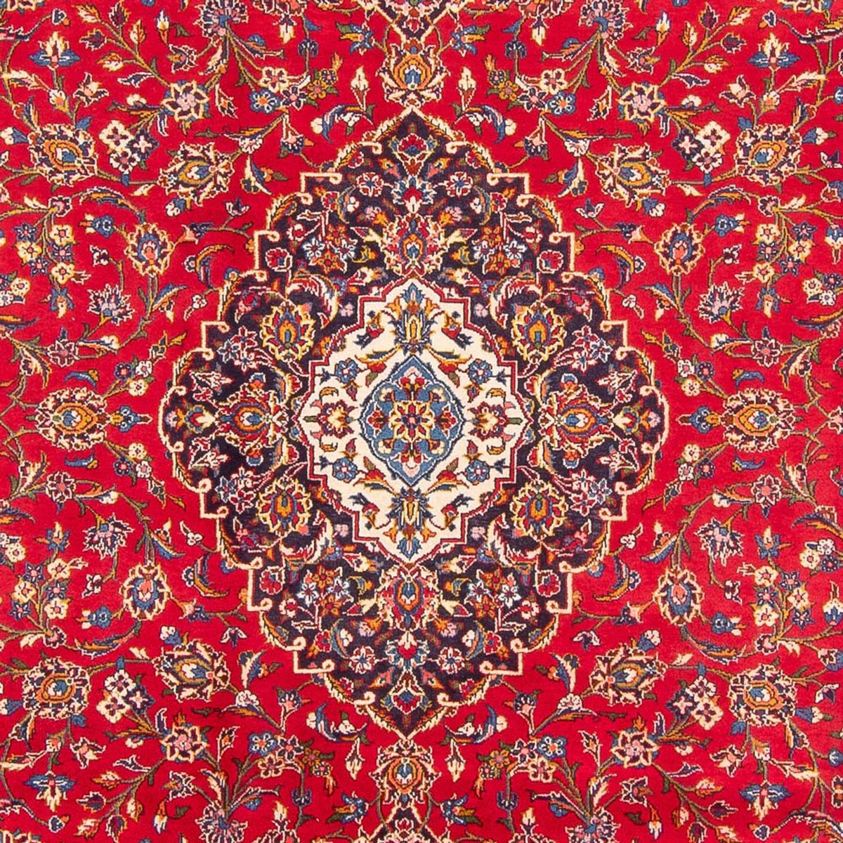 Persisk tæppe - Keshan firkantet - 254 x 246 cm - rød