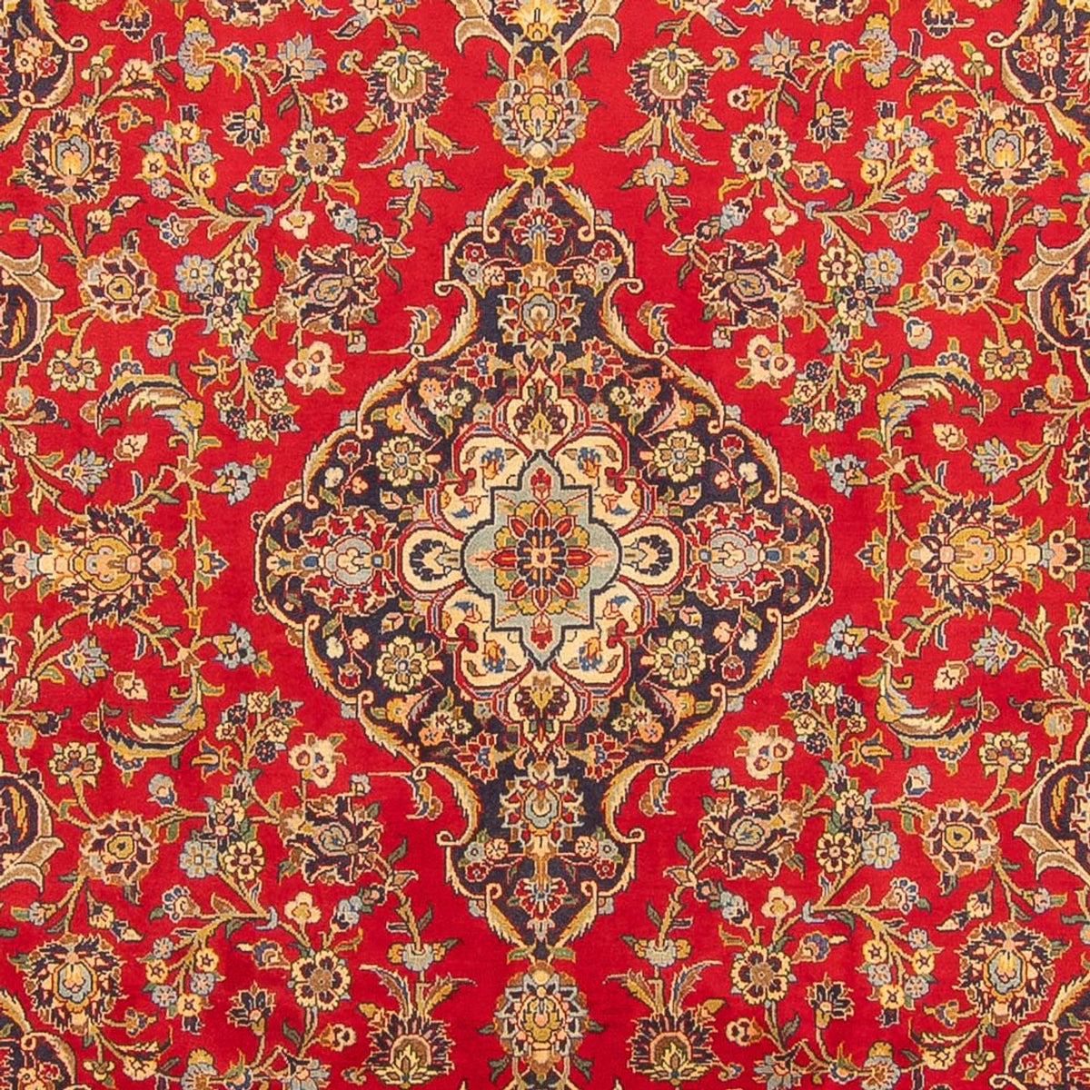 Persisk tæppe - Keshan - 307 x 204 cm - rød