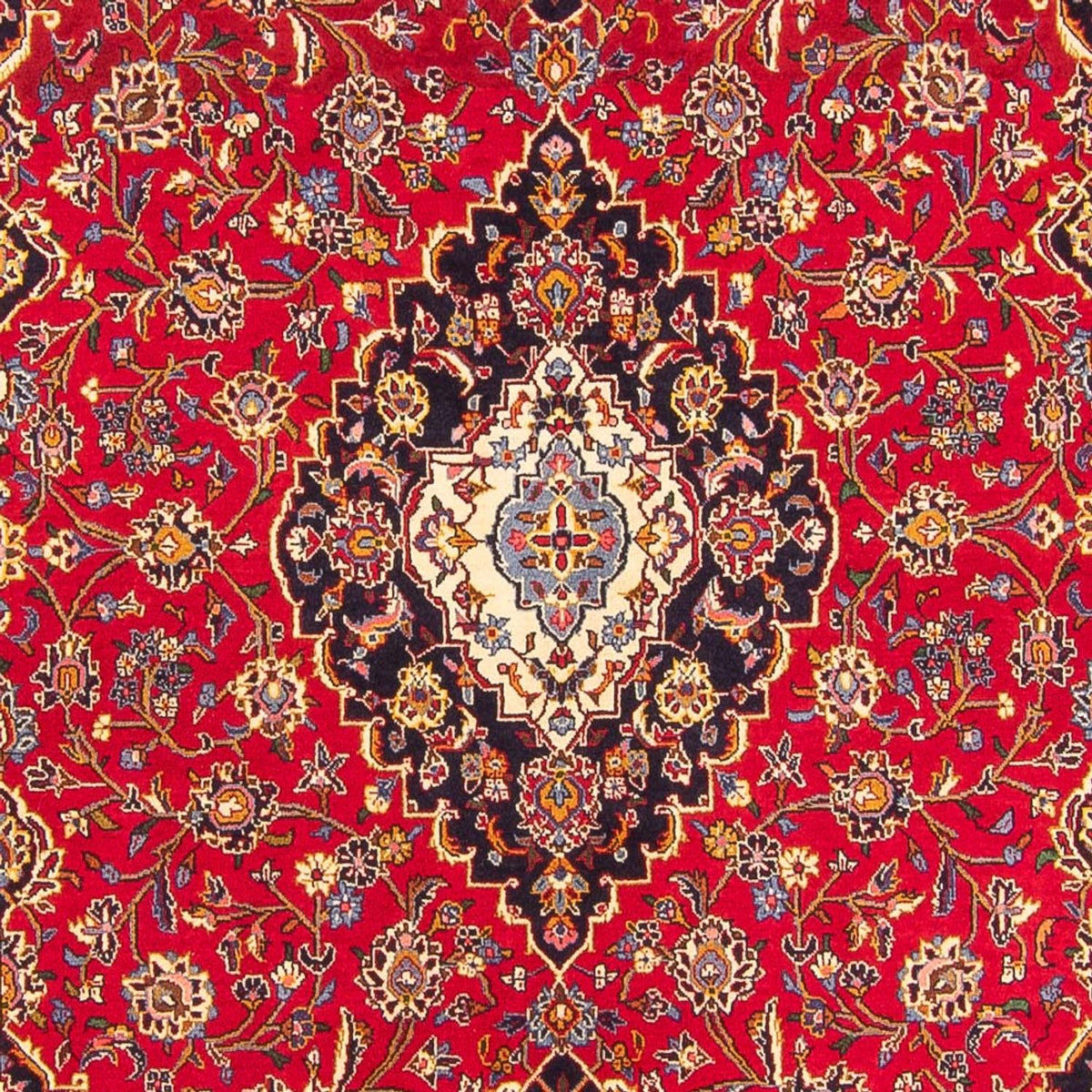 Persisk tæppe - Keshan - 305 x 209 cm - rød