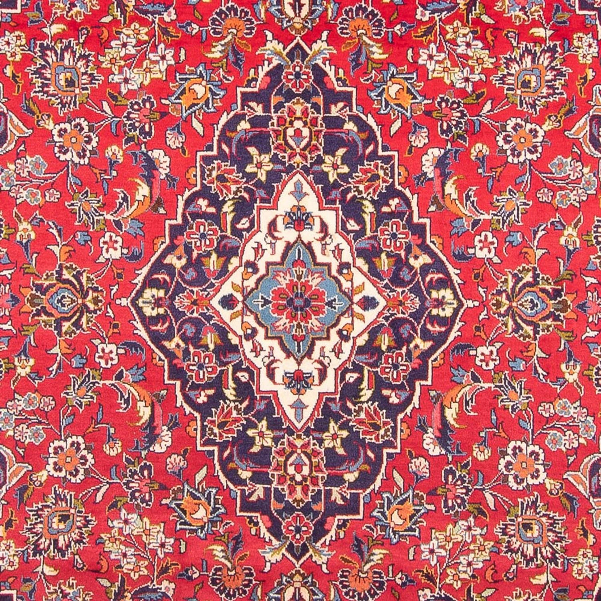 Persisk tæppe - Keshan - 325 x 197 cm - rød