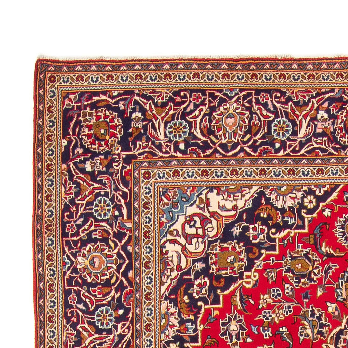 Persisk tæppe - Keshan - 325 x 198 cm - rød