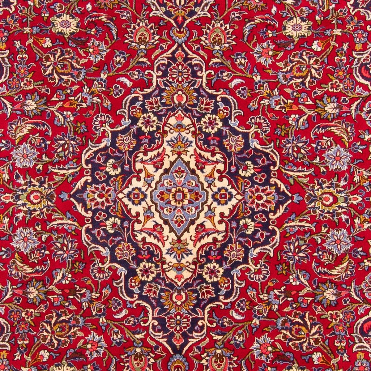 Persisk tæppe - Keshan - 308 x 215 cm - rød
