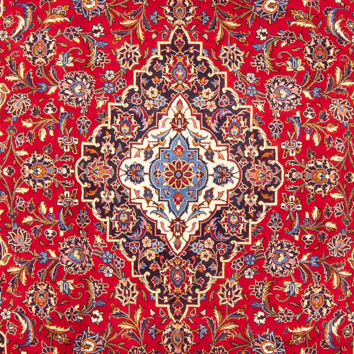 Persisk tæppe - Keshan - 340 x 220 cm - rød