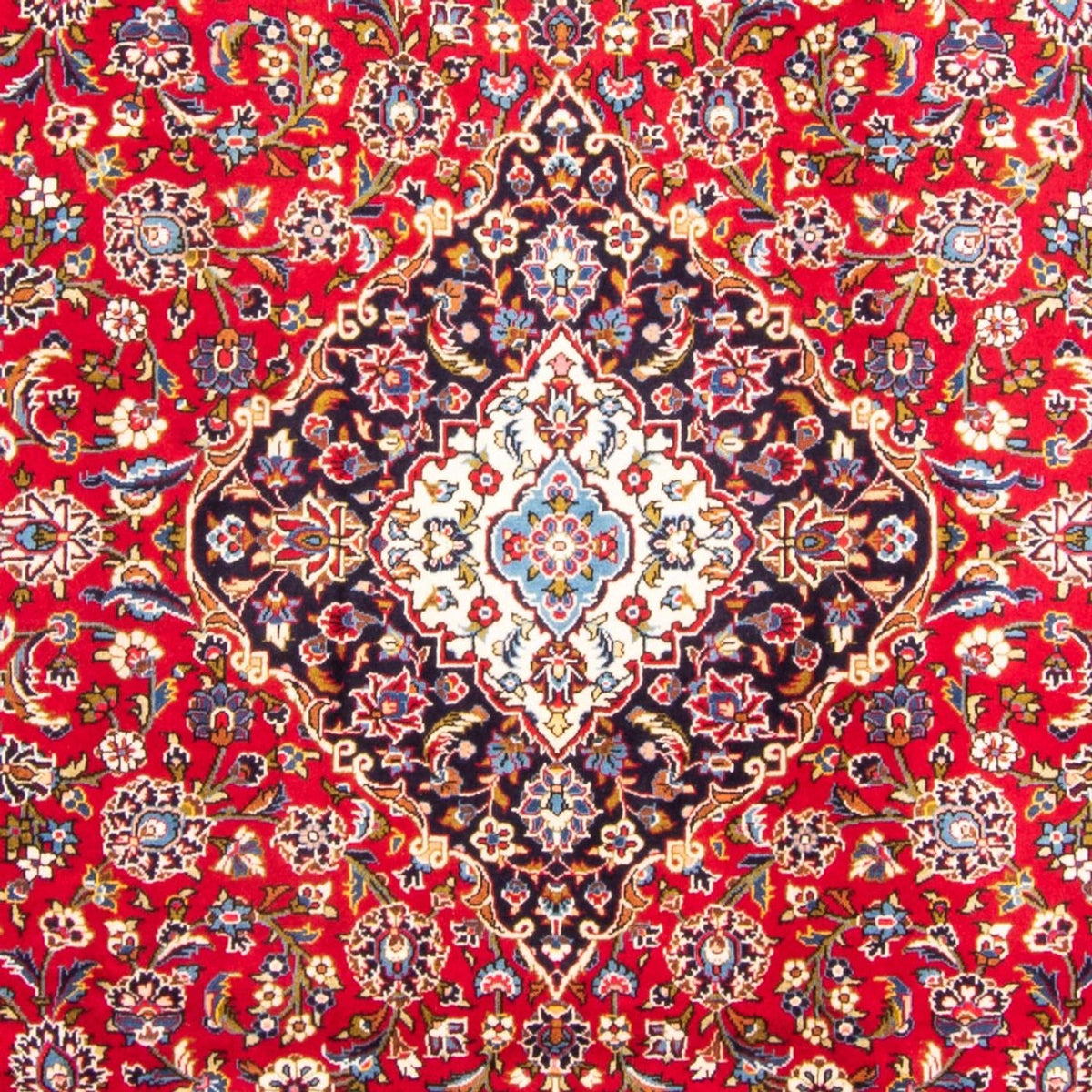 Persisk tæppe - Keshan - 341 x 241 cm - rød