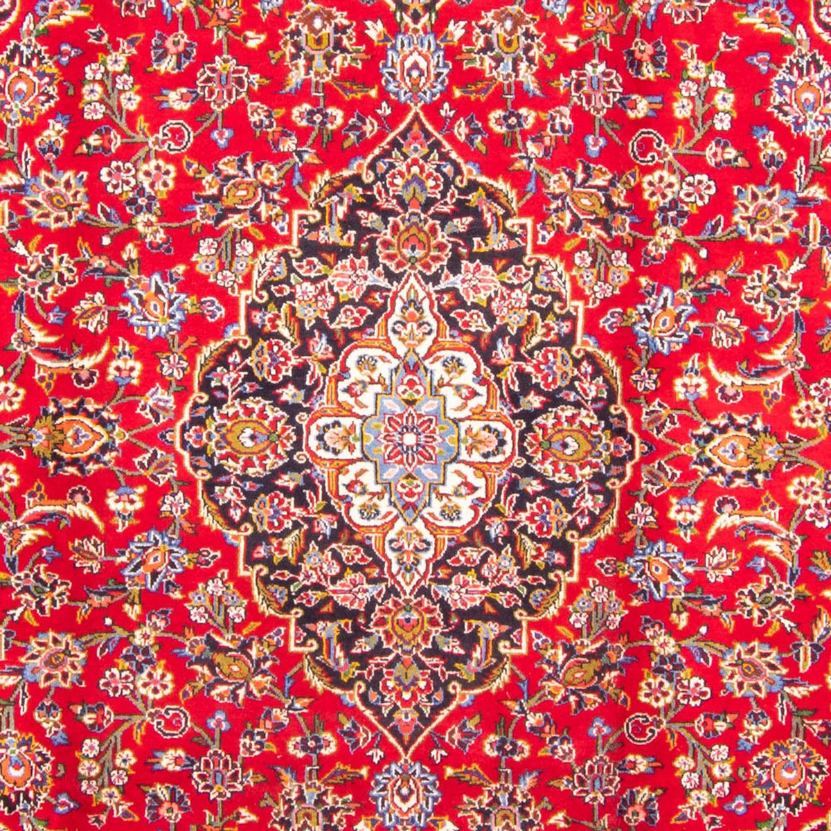 Persisk tæppe - Keshan - 340 x 243 cm - rød
