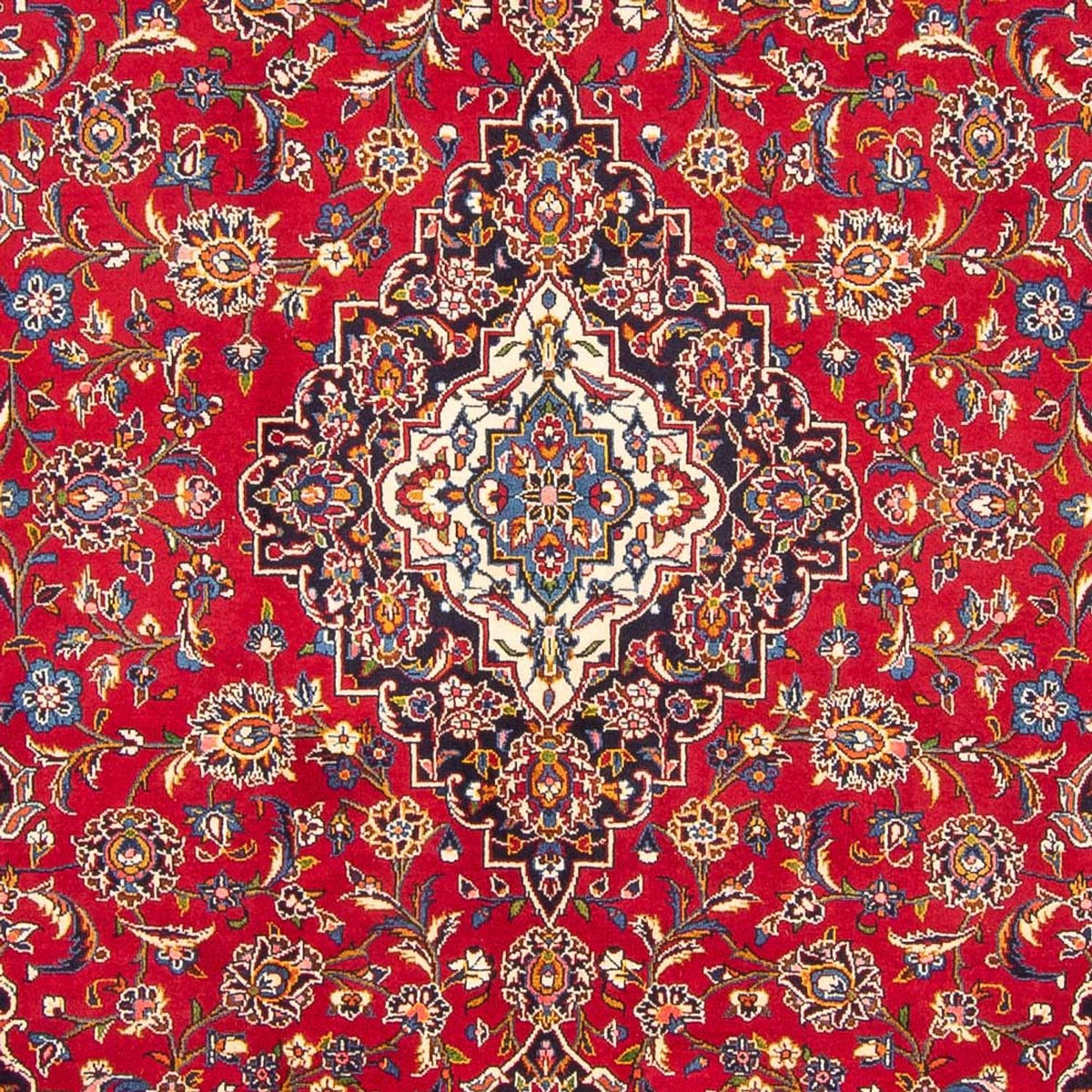 Persisk tæppe - Keshan - 337 x 246 cm - rød