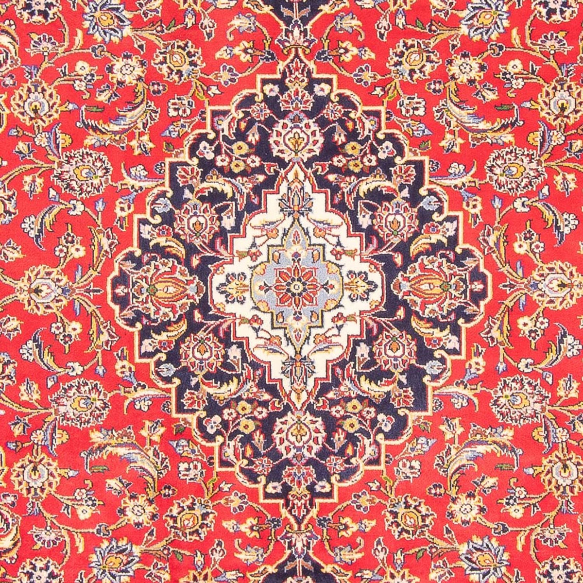 Persisk tæppe - Keshan - 345 x 244 cm - rød