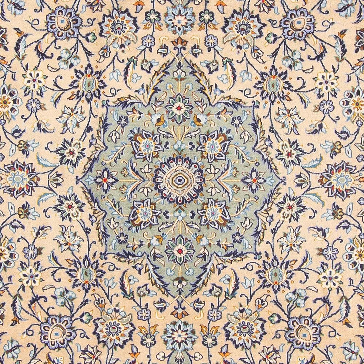Persisk tæppe - Keshan - 344 x 245 cm - taupe