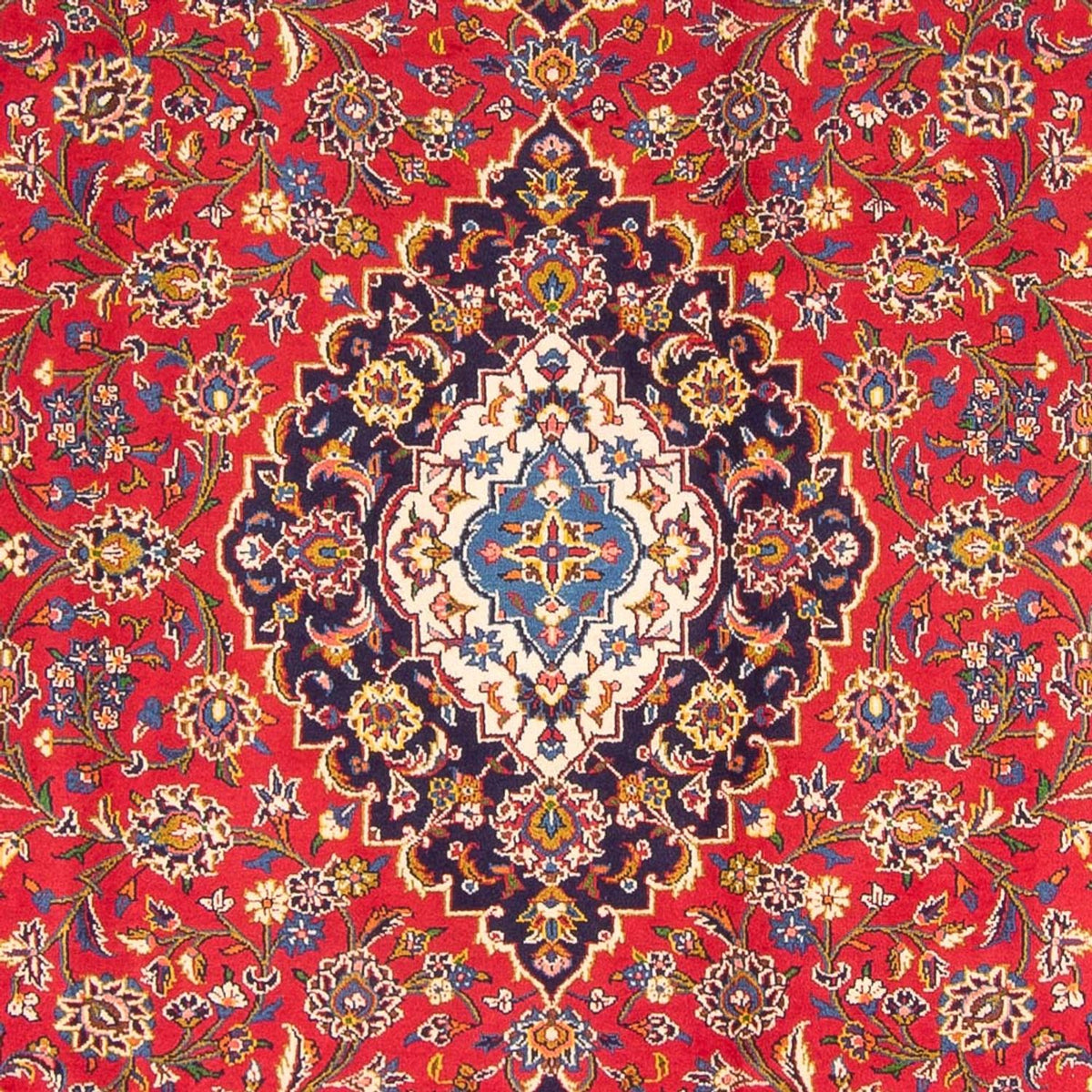 Persisk tæppe - Keshan - 343 x 247 cm - rød
