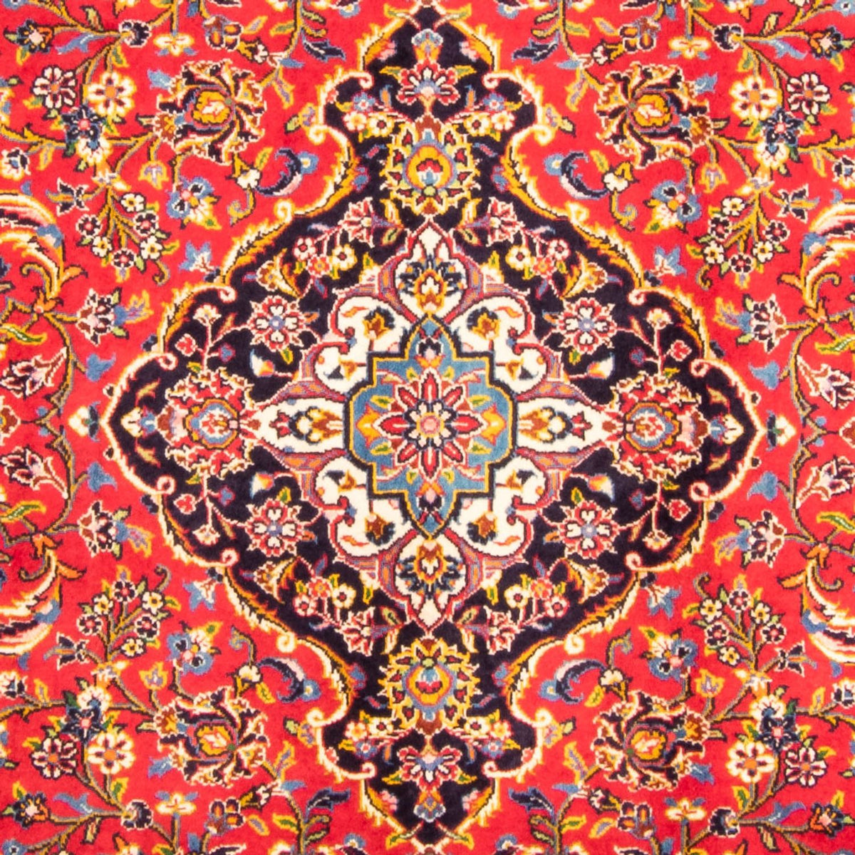 Persisk tæppe - Keshan - 348 x 247 cm - rød