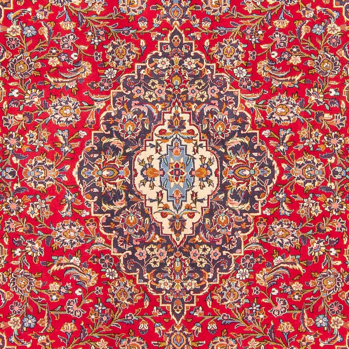 Persisk tæppe - Keshan - 346 x 250 cm - rød