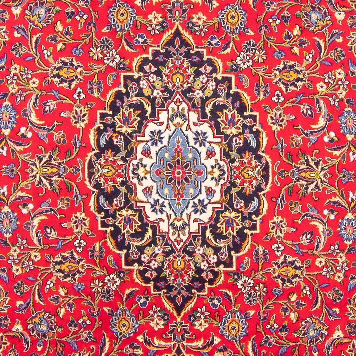 Persisk tæppe - Keshan - 347 x 250 cm - rød