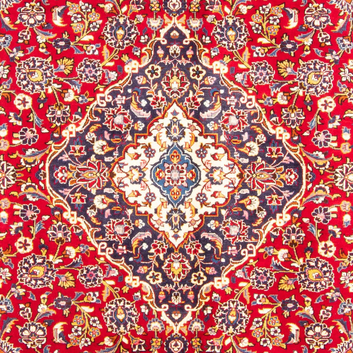 Persisk tæppe - Keshan - 352 x 248 cm - rød