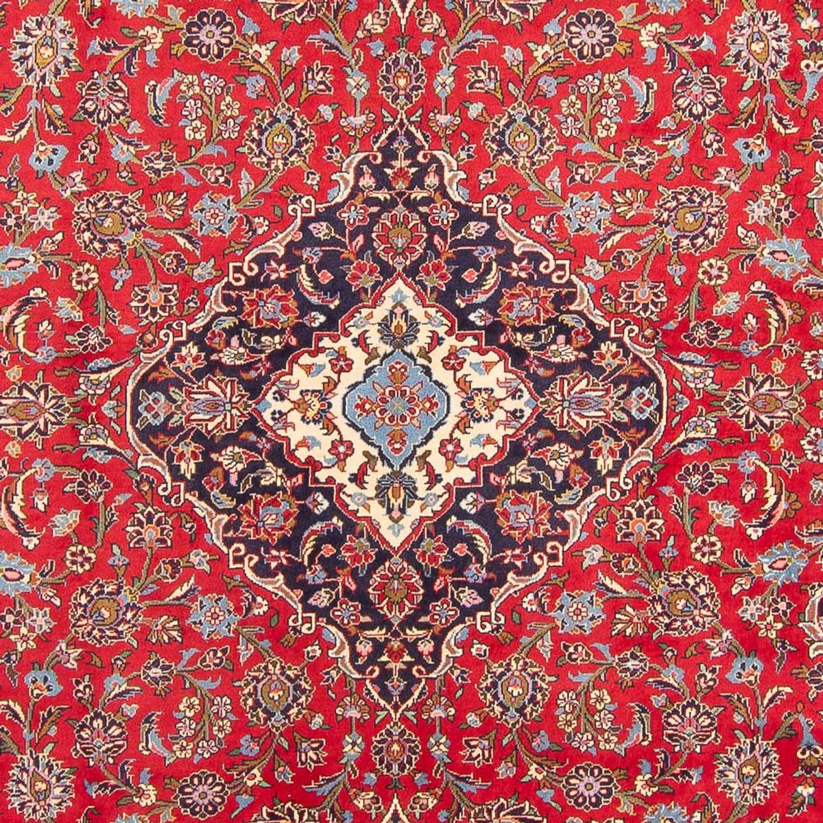 Persisk tæppe - Keshan - 350 x 250 cm - rød