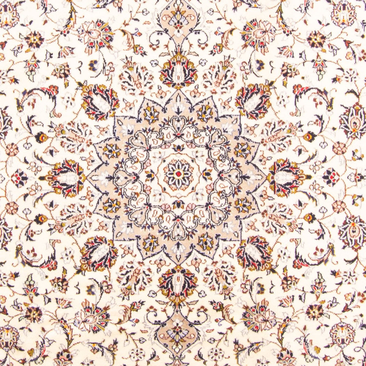 Persisk tæppe - Keshan - 356 x 251 cm - creme