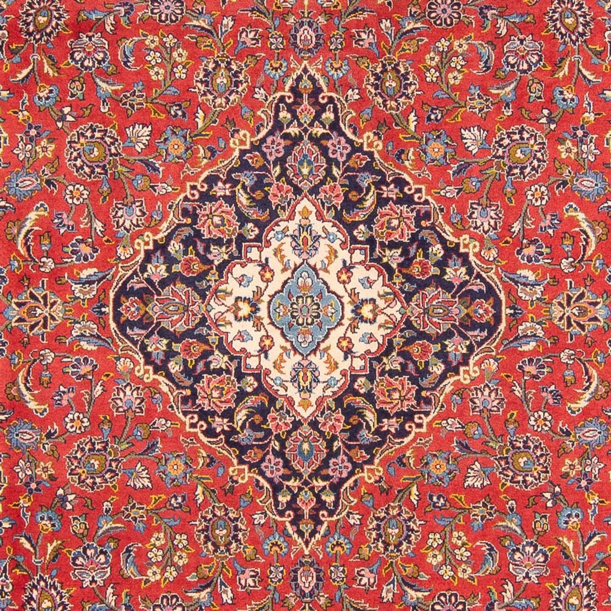 Persisk tæppe - Keshan - 362 x 252 cm - rød
