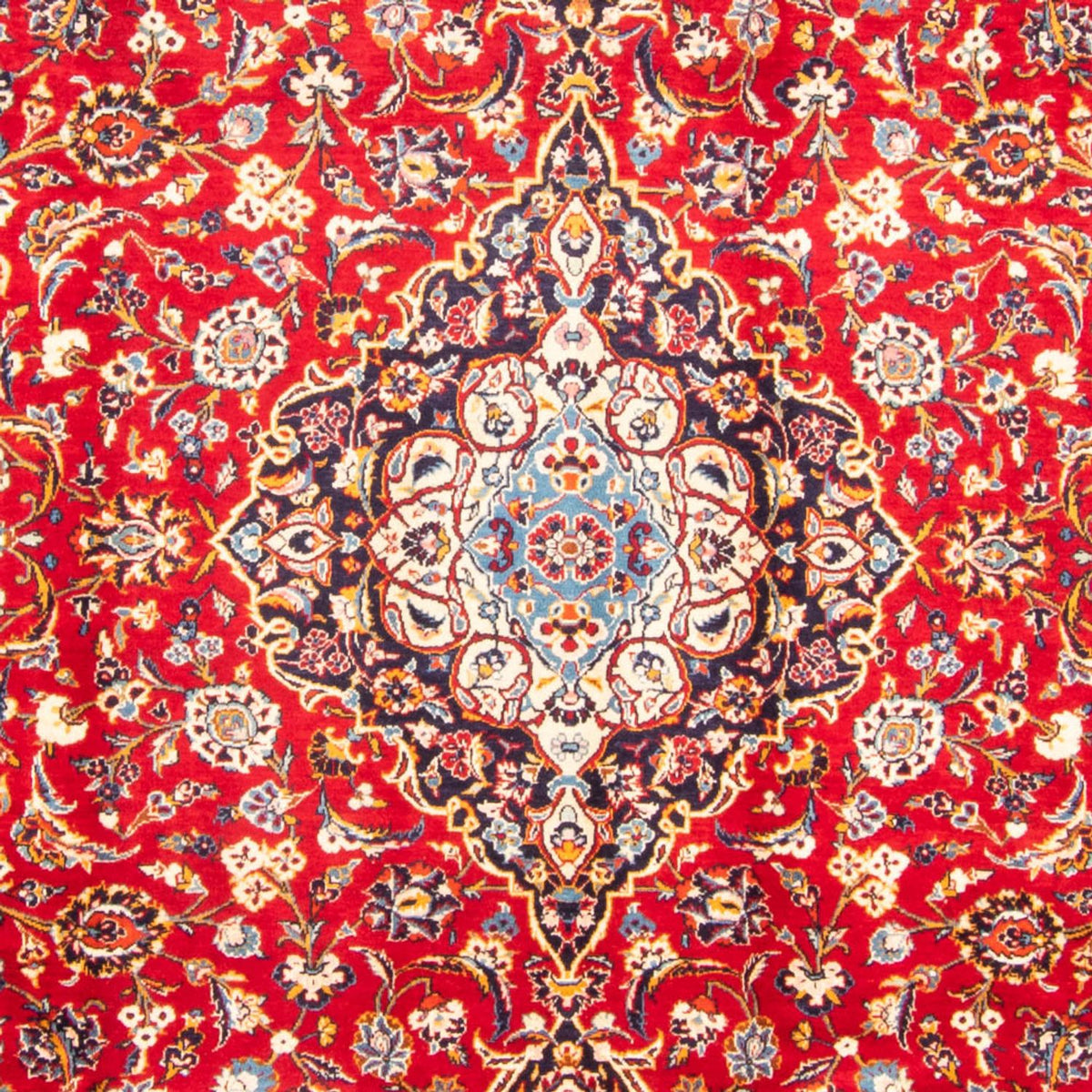 Persisk tæppe - Keshan - 359 x 260 cm - rød