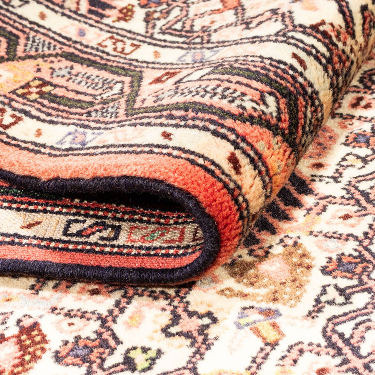 Løber Persisk tæppe - Nomadisk - 202 x 87 cm - creme