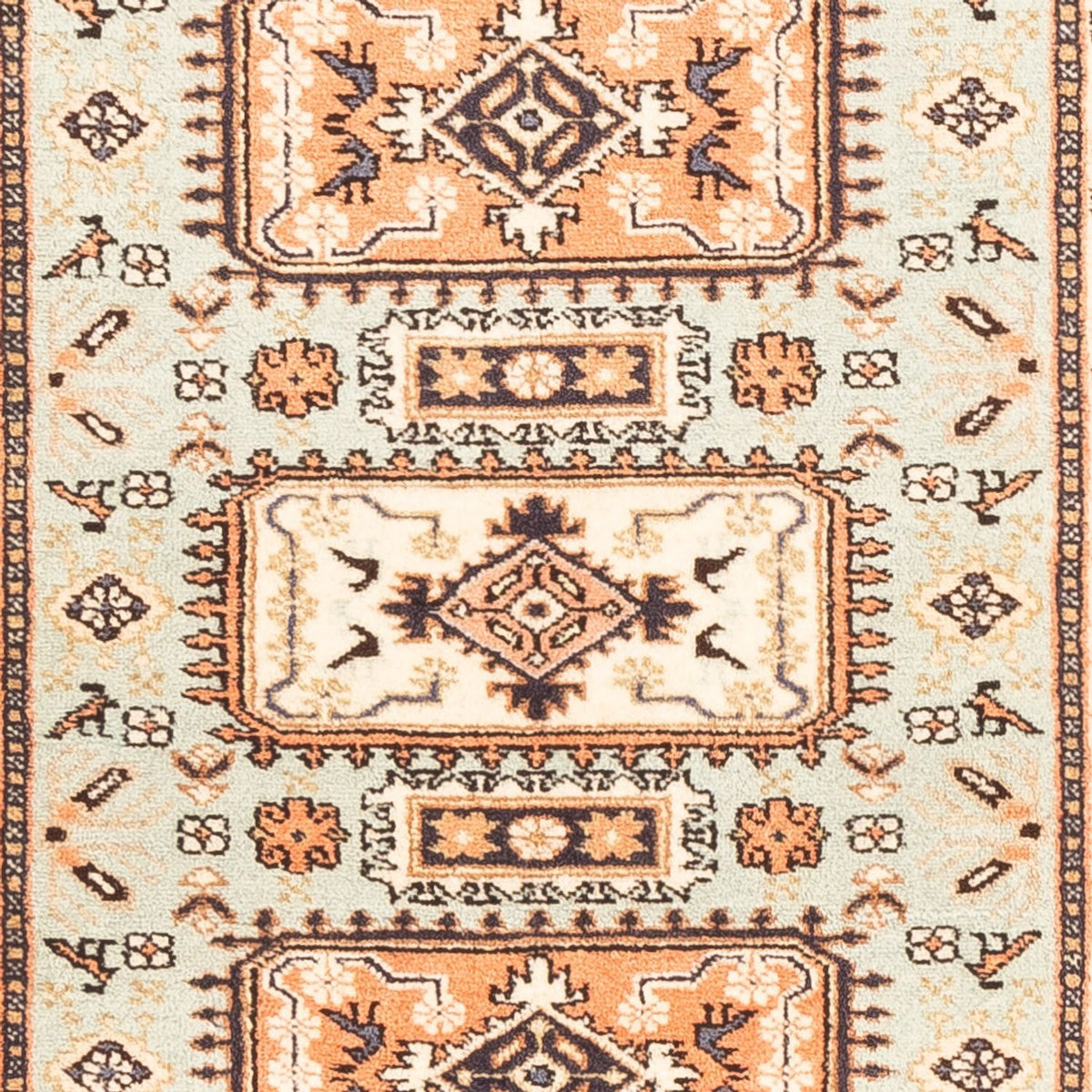 Løber Persisk tæppe - Nomadisk - 188 x 66 cm - lysegrøn