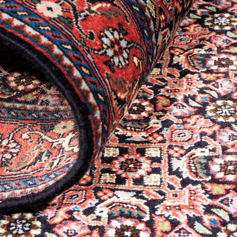 Løber Persisk tæppe - Bijar - 189 x 82 cm - lysrød