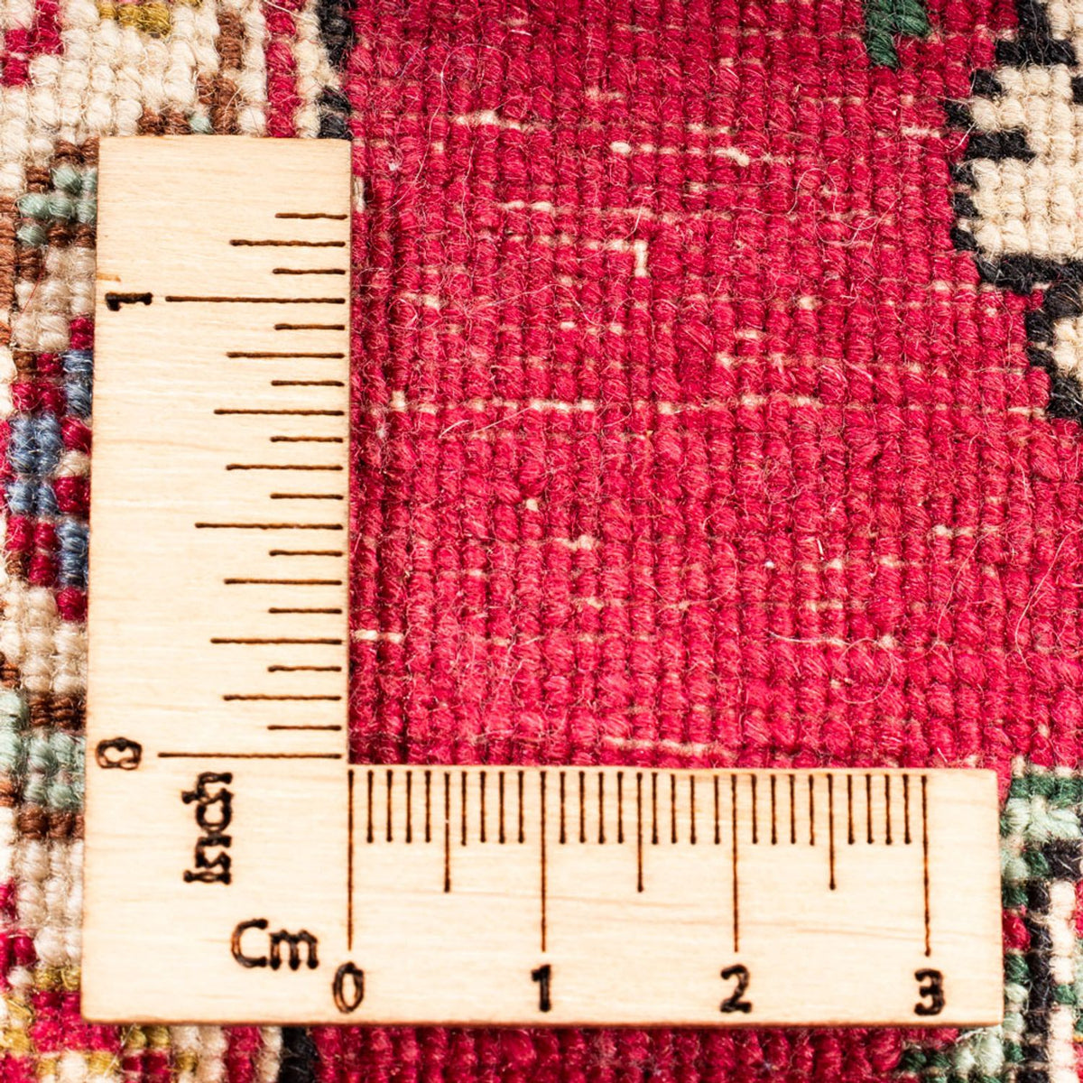 Løber Persisk tæppe - Ghom - 215 x 65 cm - rød