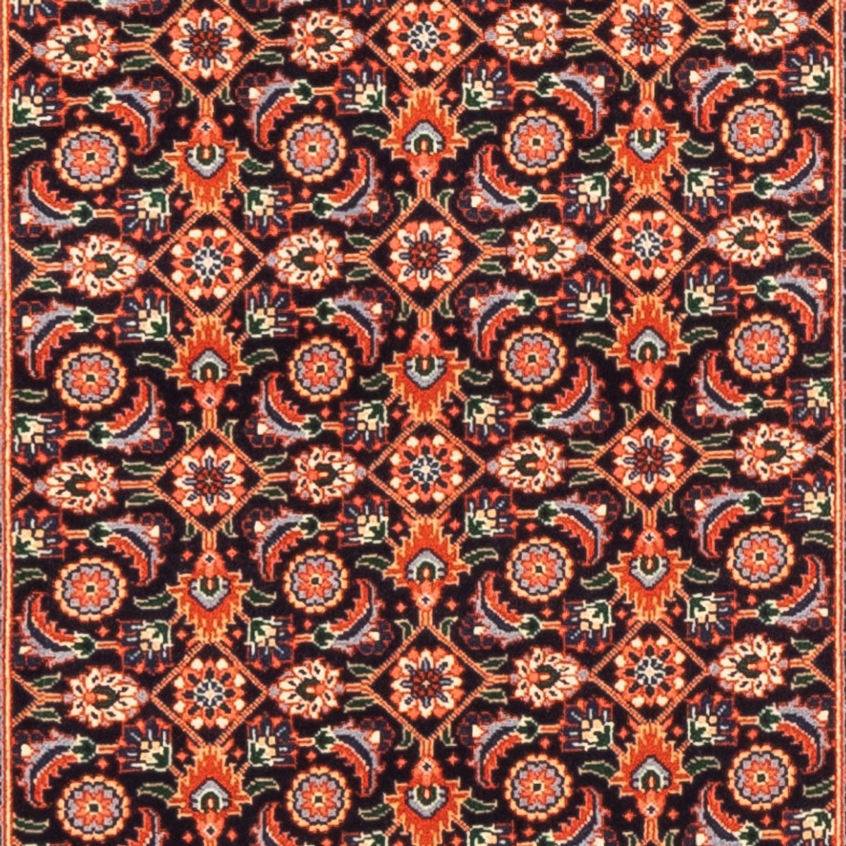 Løber Persisk tæppe - Isfahan - Premium - 199 x 64 cm - rød