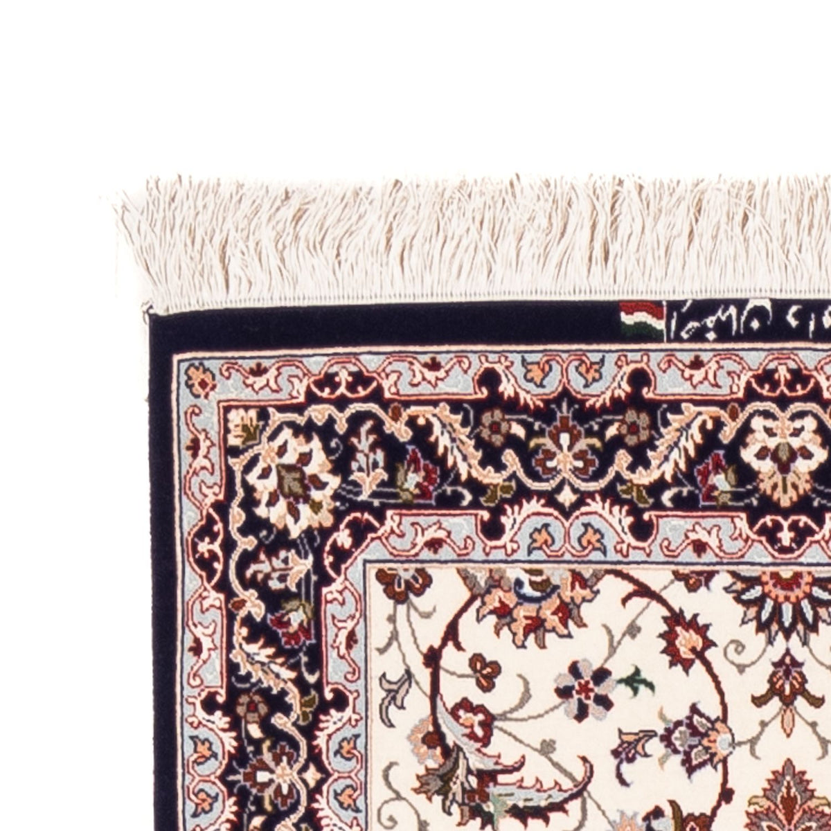 Løber Persisk tæppe - Isfahan - Premium - 199 x 64 cm - rød