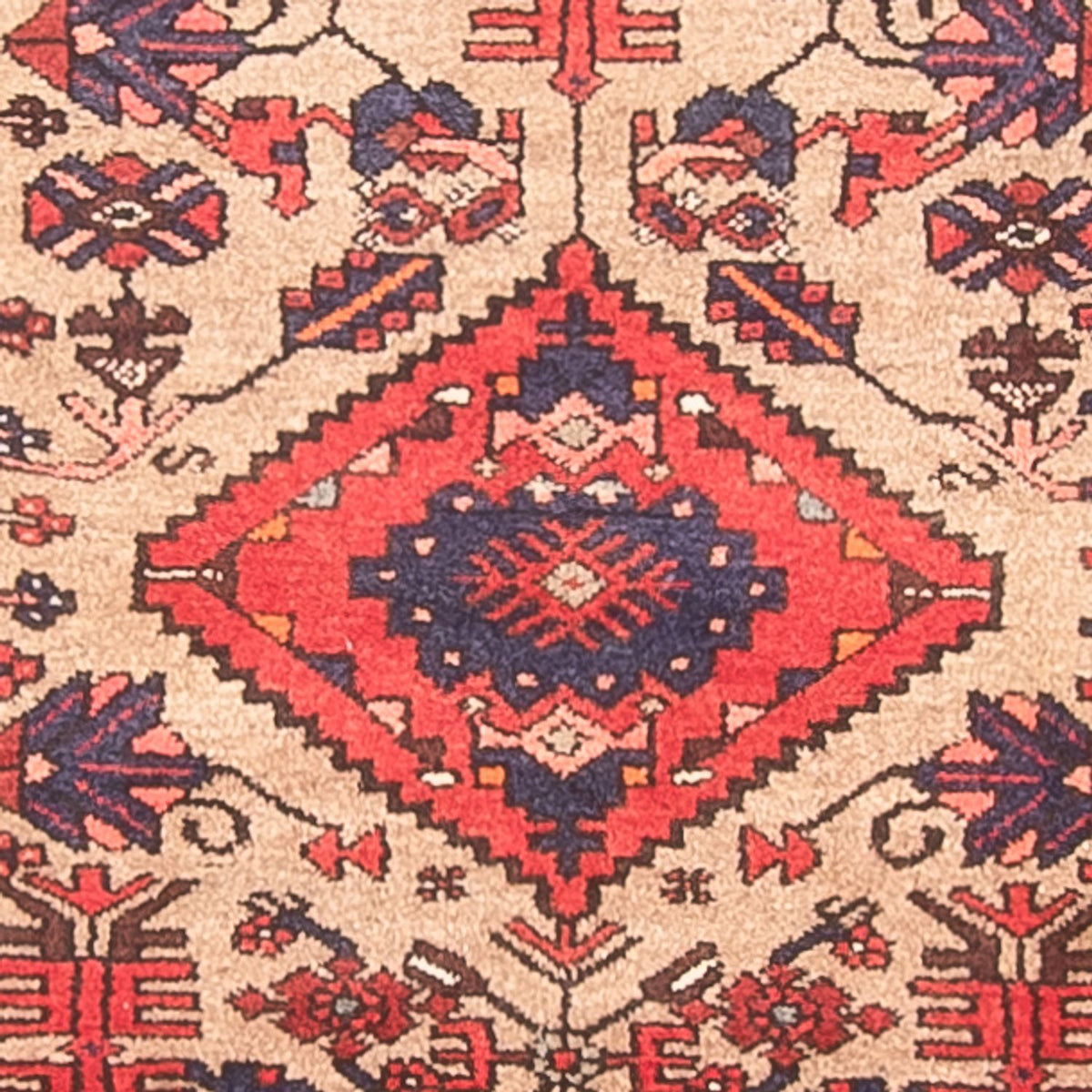 Løber Persisk tæppe - Nomadisk - 405 x 100 cm - beige