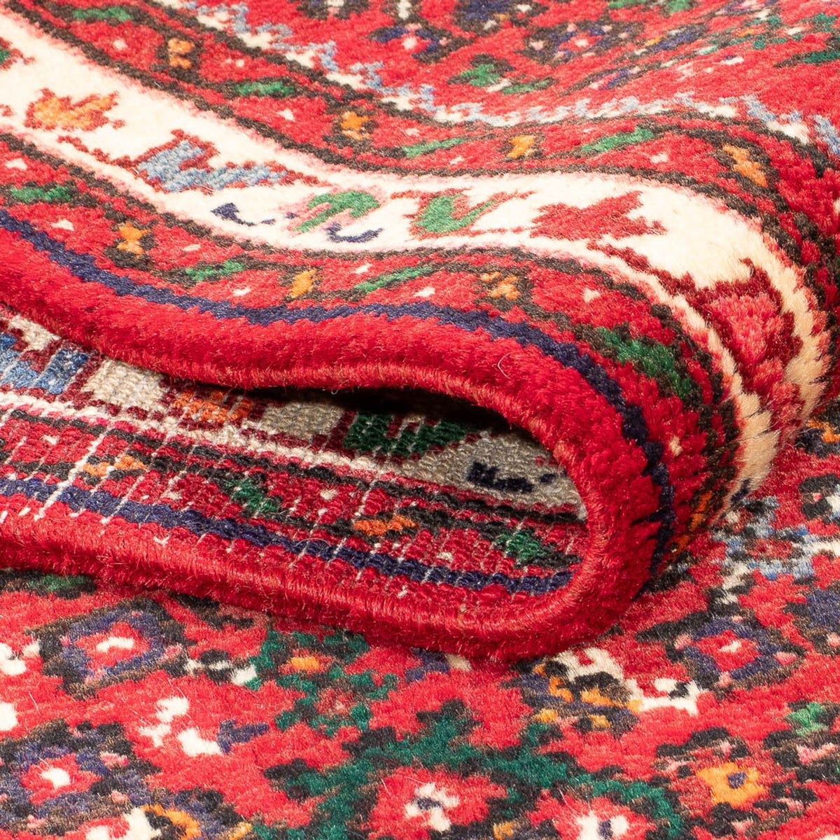 Løber Persisk tæppe - Nomadisk - 392 x 77 cm - rød