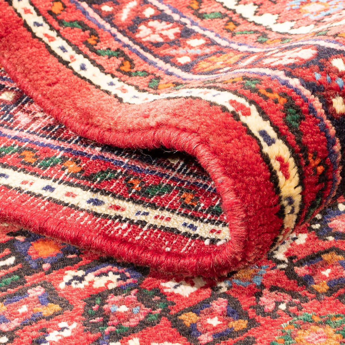 Løber Persisk tæppe - Nomadisk - 417 x 85 cm - mørkeblå