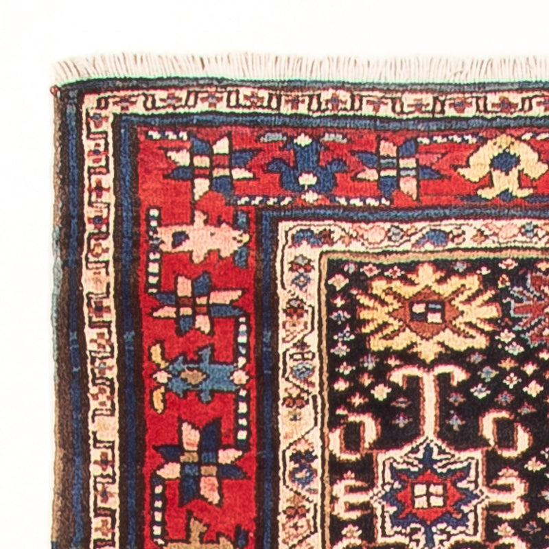 Løber Persisk tæppe - Nomadisk - 382 x 107 cm - mørkeblå