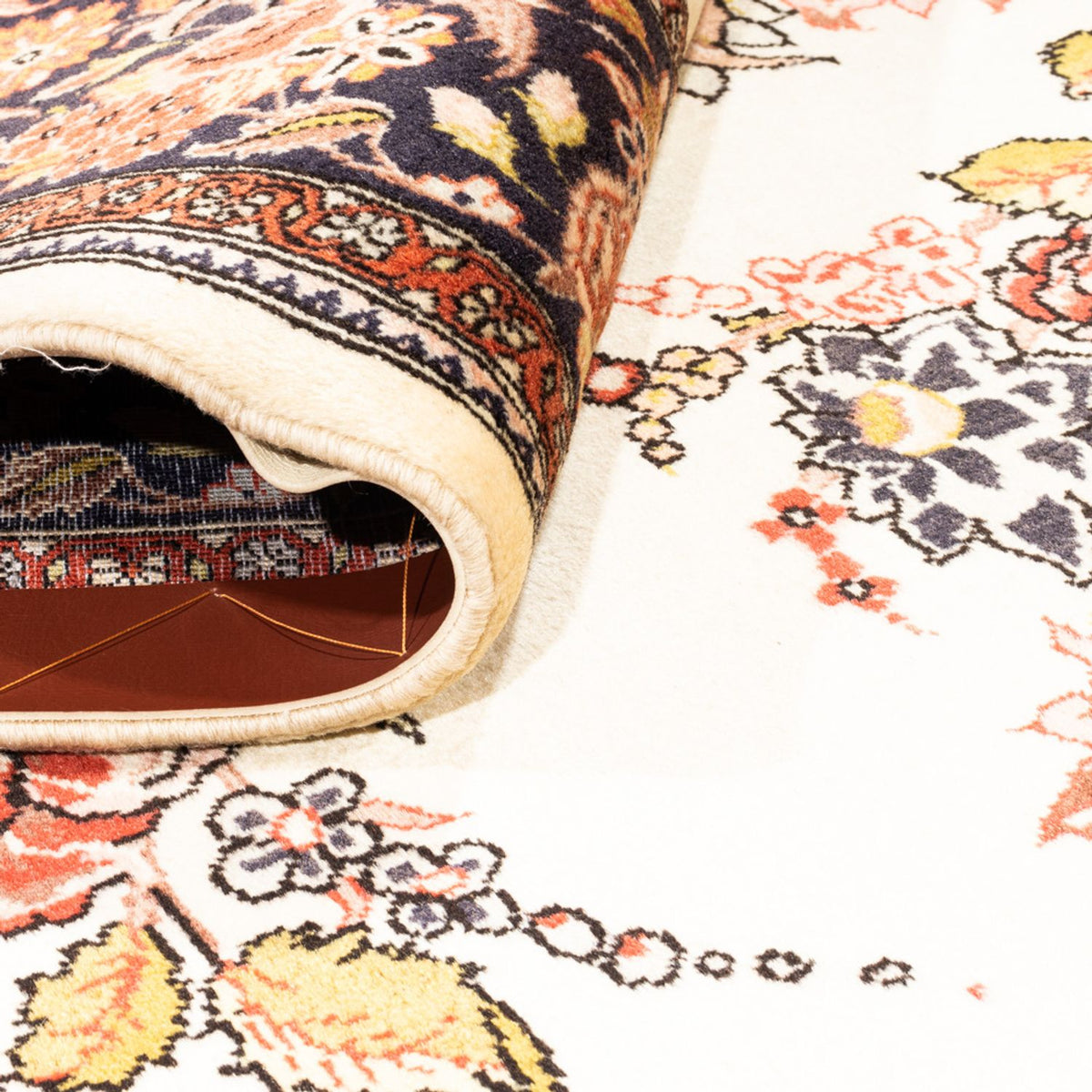 Persisk tæppe - Ghom - 258 x 166 cm - creme