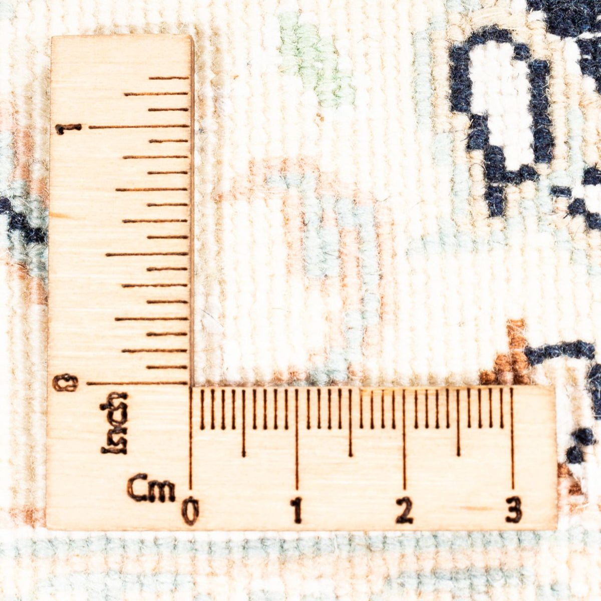 Persisk tæppe - Nain - Premium - 159 x 105 cm - mørkeblå