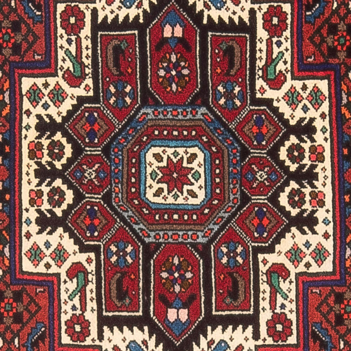 Persisk tæppe - Nomadisk - 150 x 70 cm - lysrød
