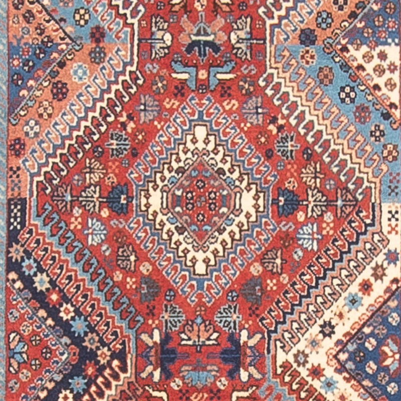 Løber Persisk tæppe - Nomadisk - 387 x 80 cm - rød