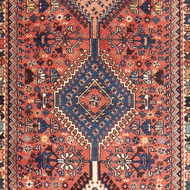 Løber Persisk tæppe - Nomadisk - 383 x 80 cm - rød