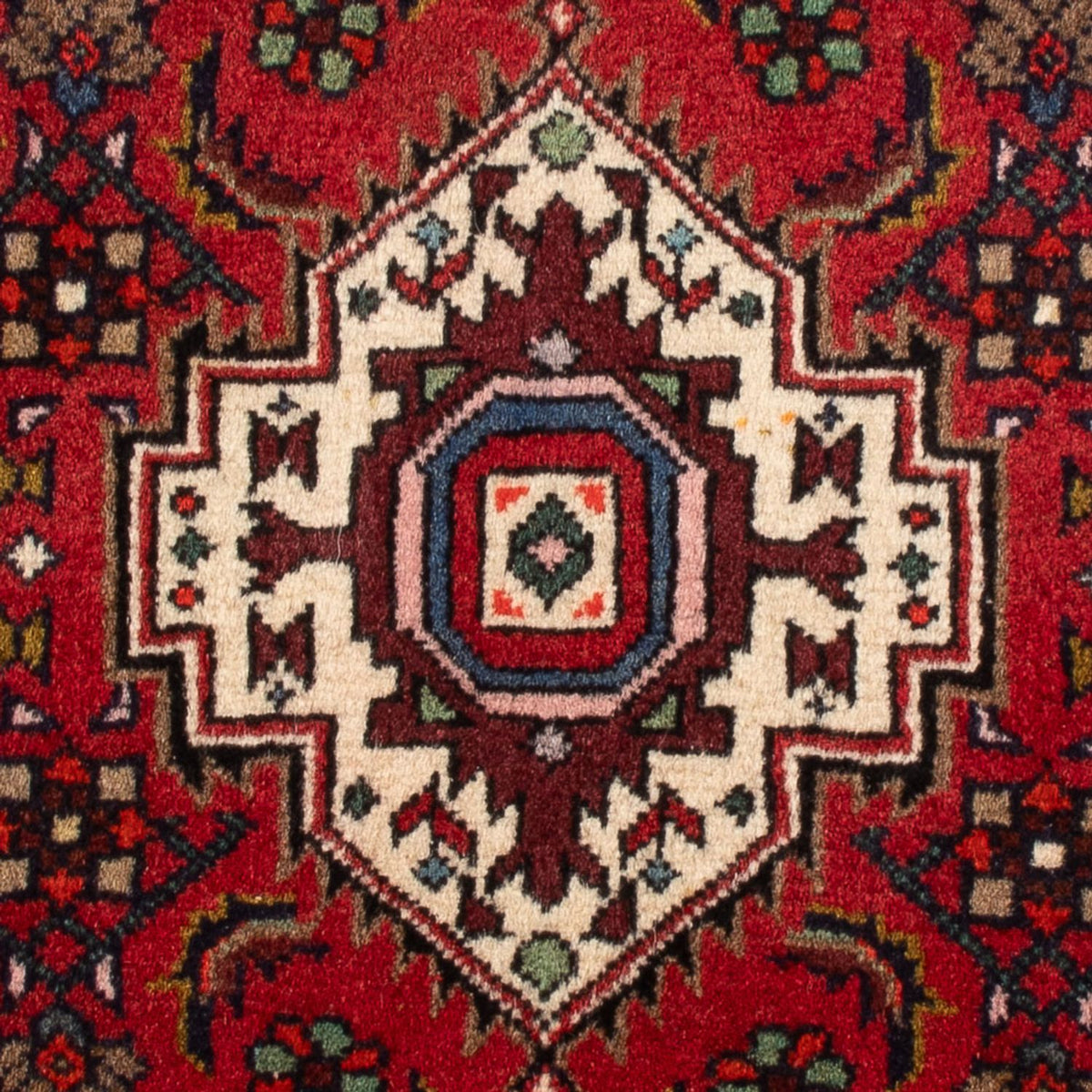 Persisk tæppe - Nomadisk - 95 x 60 cm - rød