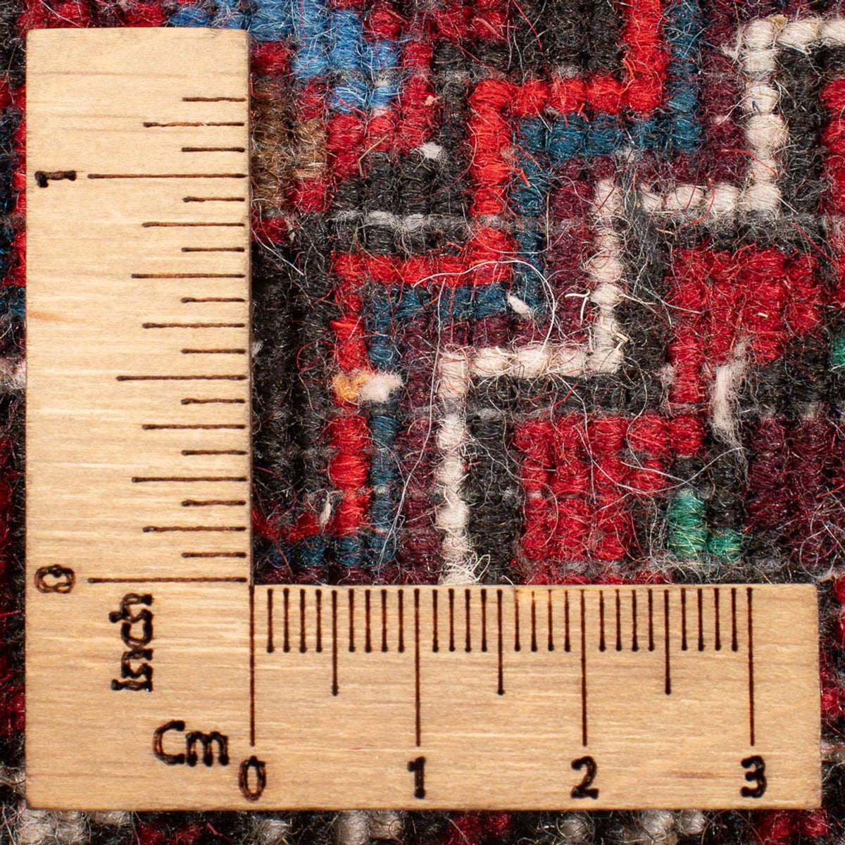 Persisk tæppe - Nomadisk - 130 x 90 cm - lysrød