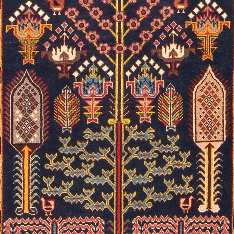 Løber Persisk tæppe - Nomadisk - 486 x 97 cm - flerfarvet