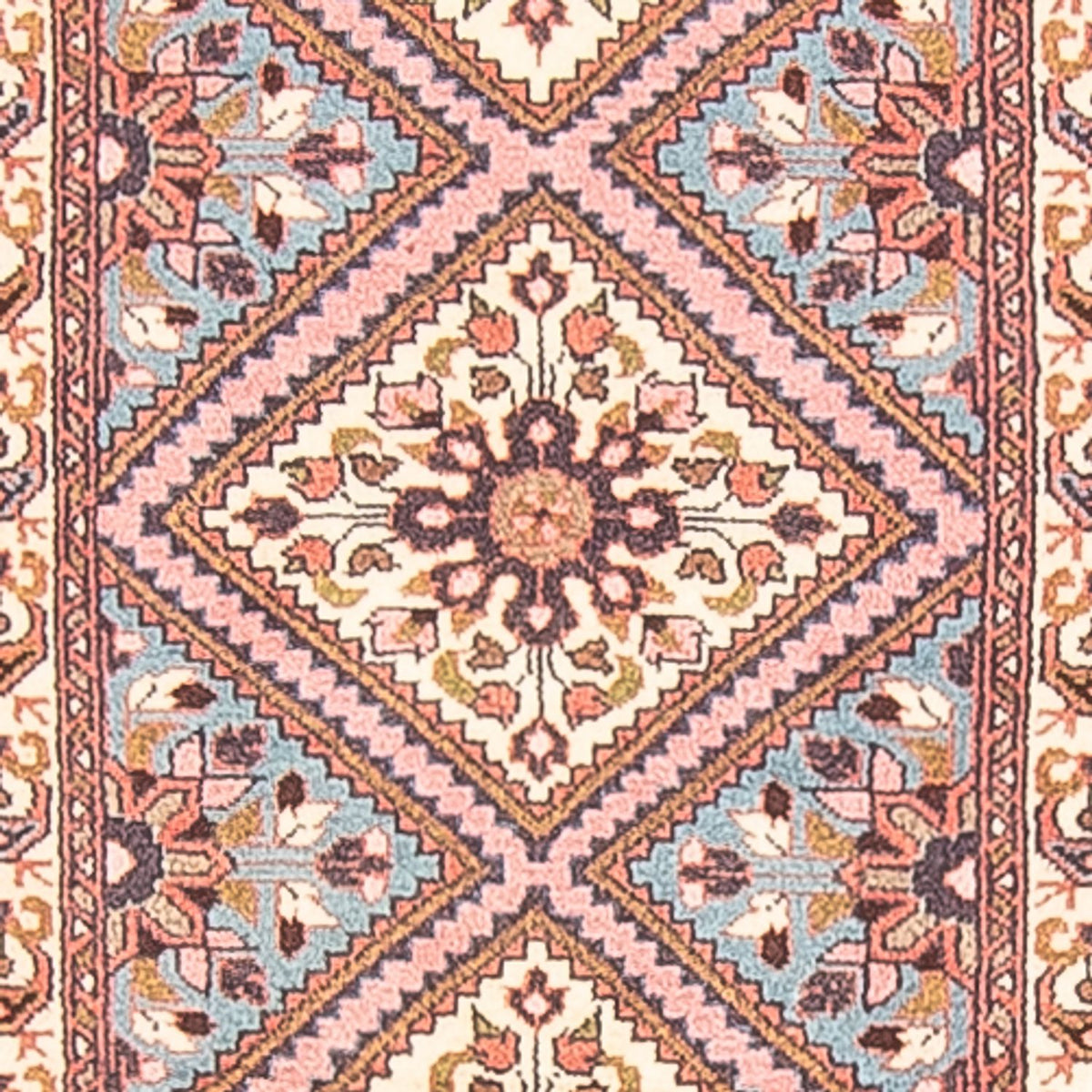 Løber Persisk tæppe - Nomadisk - 397 x 66 cm - flerfarvet