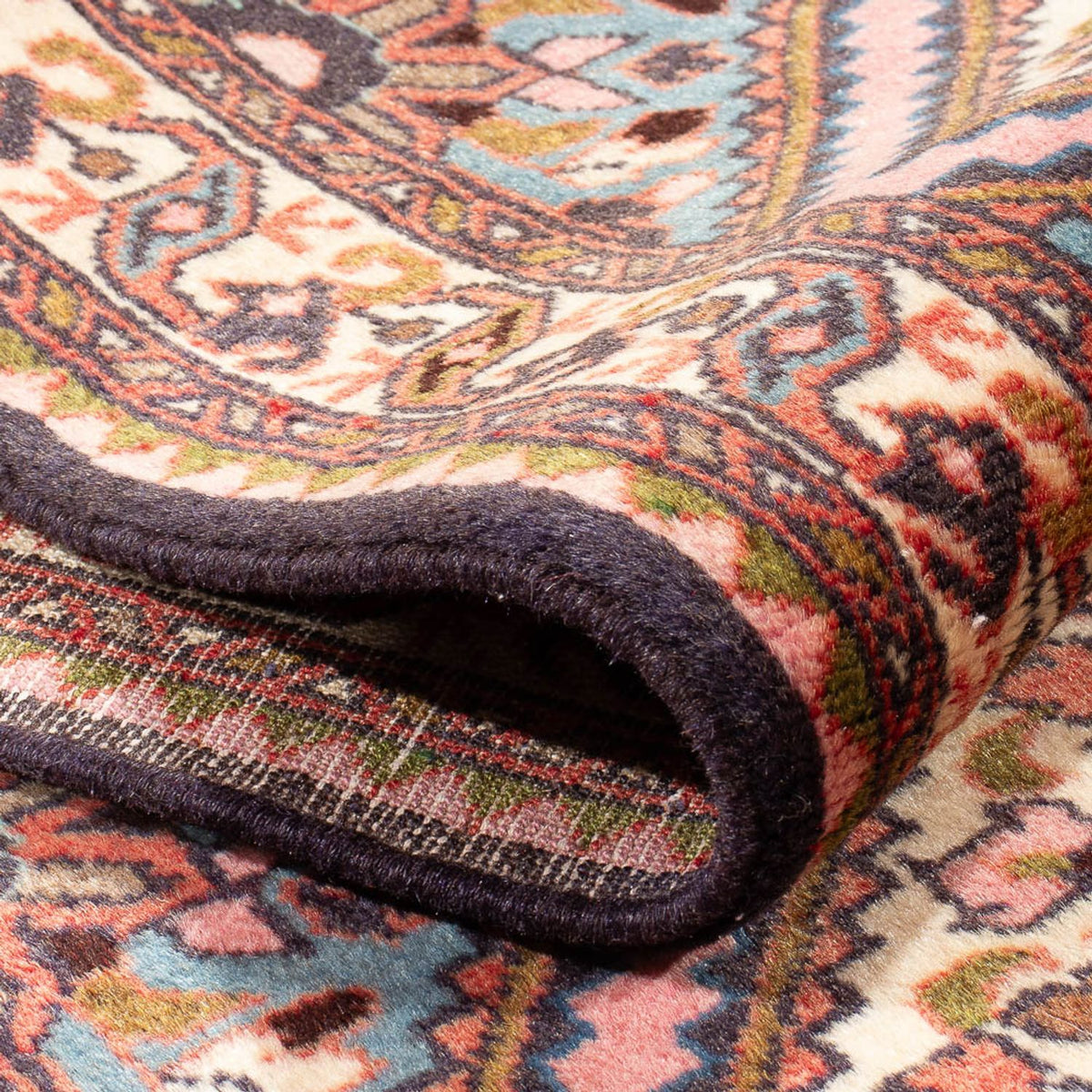 Løber Persisk tæppe - Nomadisk - 397 x 66 cm - flerfarvet