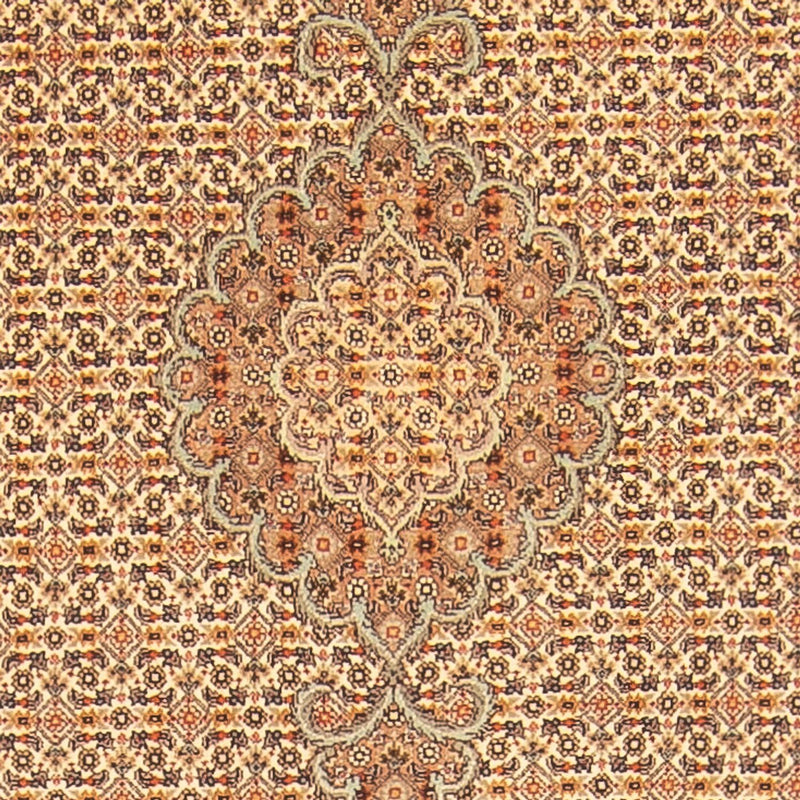Løber Persisk tæppe - Tabriz - Royal - 393 x 80 cm - beige
