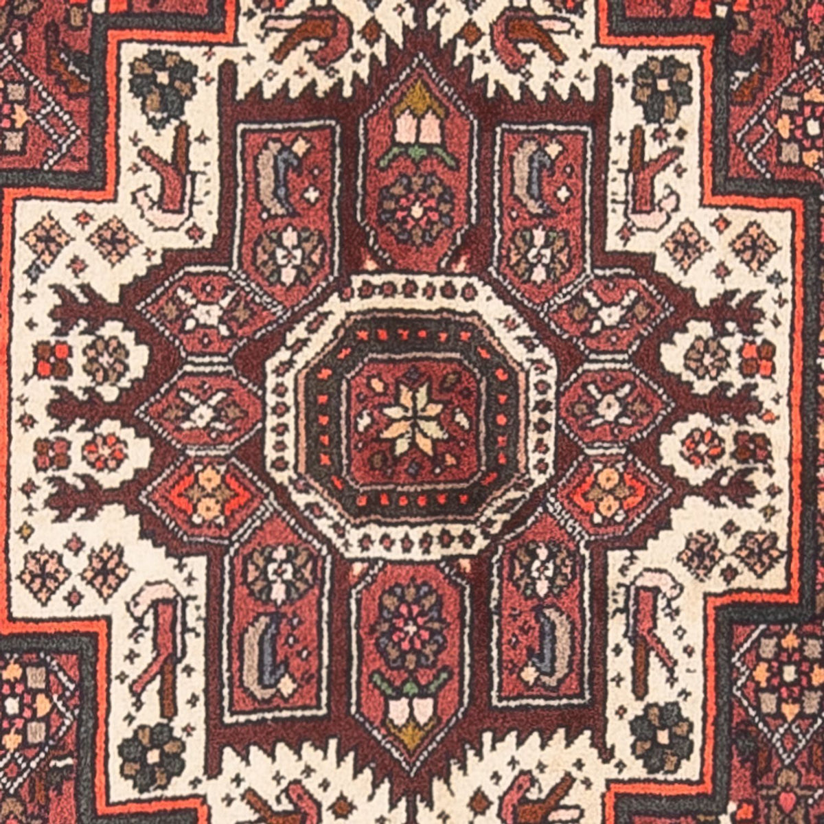 Persisk tæppe - Nomadisk - 130 x 82 cm - creme
