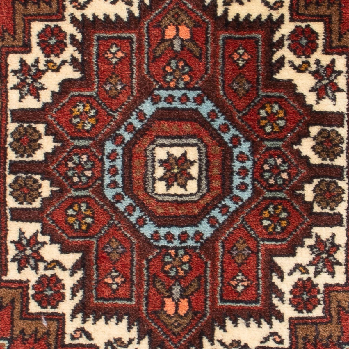 Persisk tæppe - Nomadisk - 74 x 50 cm - rød