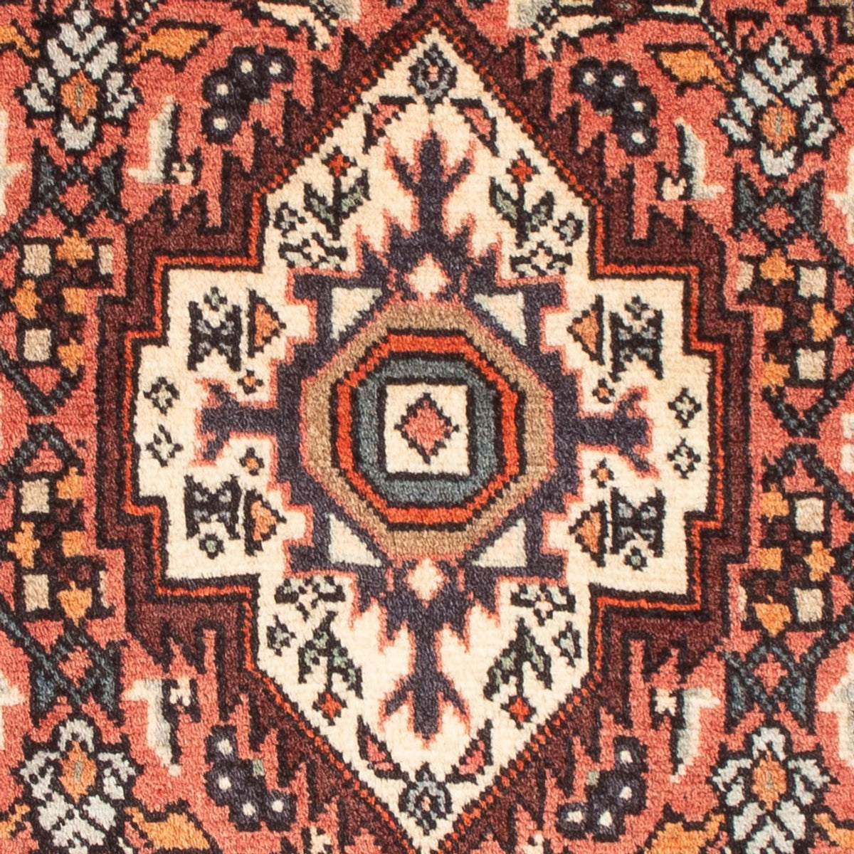 Persisk tæppe - Nomadisk - 80 x 53 cm - rød